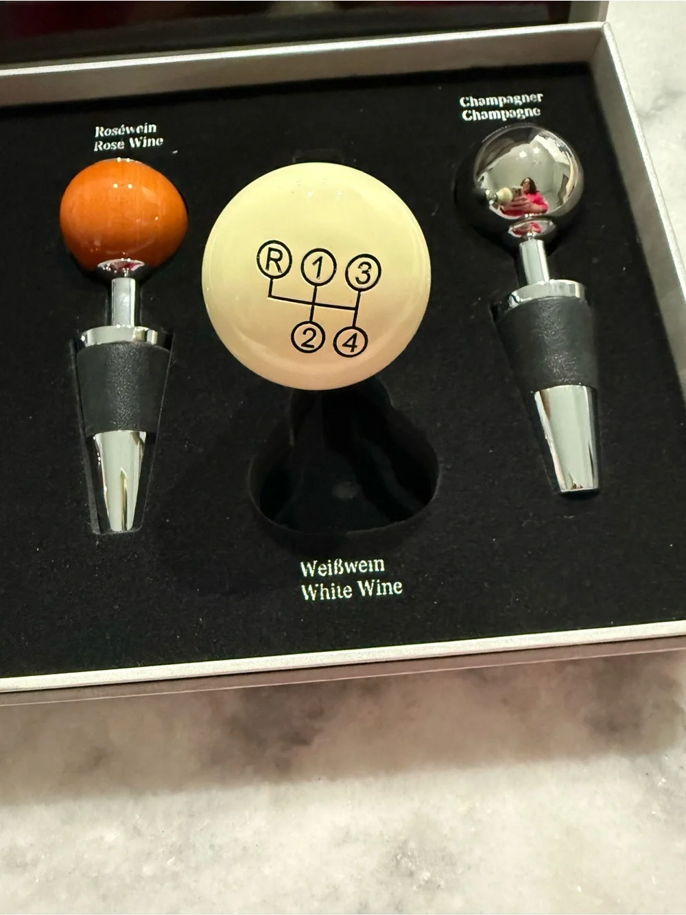 Mercedes Benz Vintage Wine Stoppers - NIB